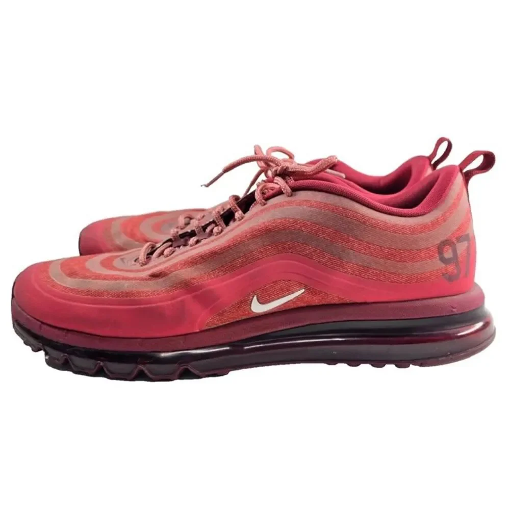 Nike Air Max 97 2013 631753-601 HYP Deep Cardinal Size 14 Mens Deep Red